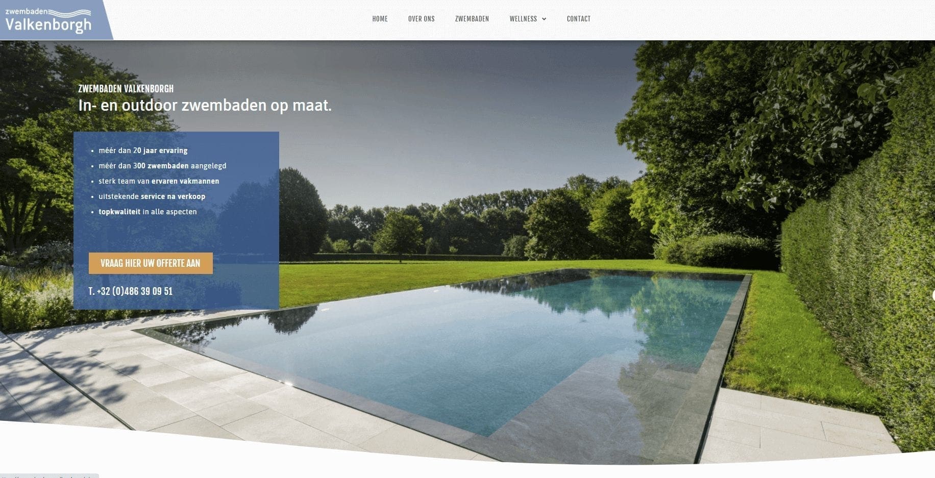 Zwembaden Valkenborgh Hasselt
